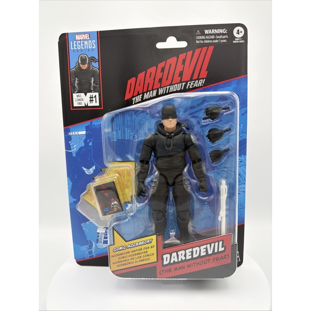 Hasbro Marvel Legends Daredevil Black Suit Vigilante 6" Action Figure NIB